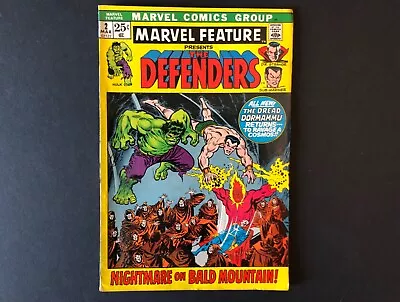 Marvel Feature The Defenders #2 Marvel Comics 1972 2nd Defenders Appearance • $34.95