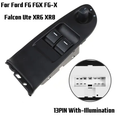 Master Power Window Switch Front Right For Ford FG FGX FG-X Falcon Ute XR6 XR8 • $35.75