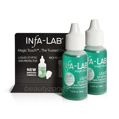 Infa-Lab Magic Touch Liquid Styptic Nails Stop Bleeding Skin Sanitizer X 2 Pcs • $8.99