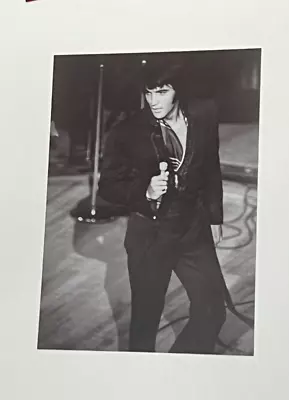 Elvis Presley Authentic Photo   Las Vegas International Hotel 1969 Stamped Jat • $4.99