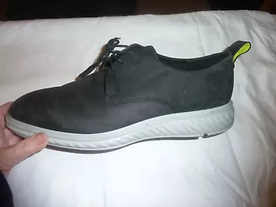 Ecco Mens Nubuck Leather Casual Lace Up Shoes Uk Sz 10 (eur • £16.99