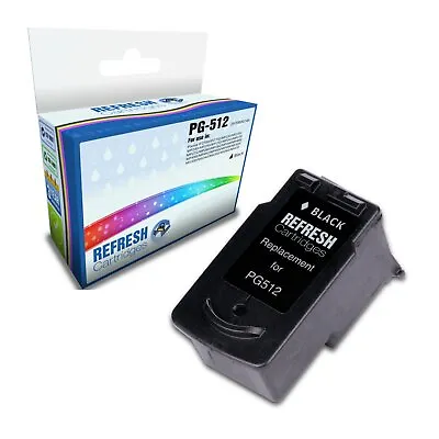 £17.47 • Buy Refresh Cartridges Black PG-512 Ink Compatible With Canon Printers