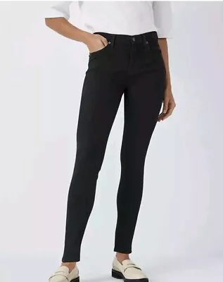 7 For All Mankind Super Skinny Jeans Black 24 BNWT £250 • £19.99