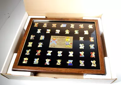 1985 Tenth Pan Am Games LE #1379 Sports Amigo Parrot Framed Pin Set Original Box • $39.99