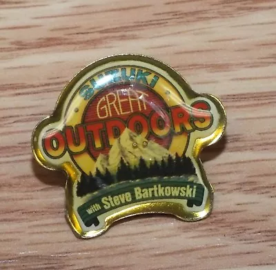 Suzuki Great Outdoors With Steve Bartkowski Collectible Enamel Pin Only **READ** • $32.08