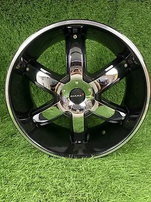 MAAS 031B 031 Stirling Black Chrome Rim Wheel 20x9 6x135 6x5.5 +25 031B-2906825 • $99.95