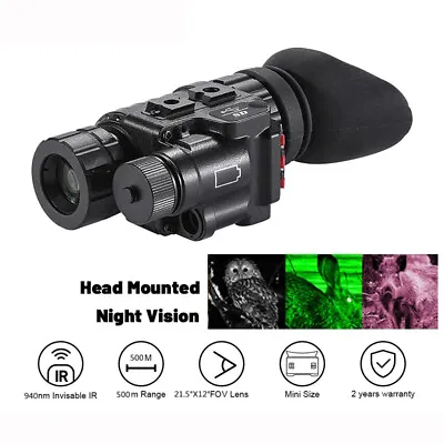 NVM-14 850nm Night Vision Monocular Helmet Mounted HD Infrared Goggles Hunting • $1100