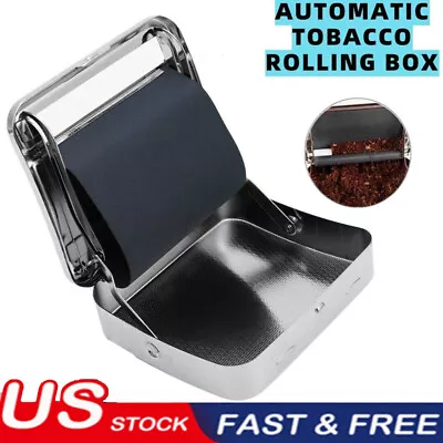 Automatic Cigarette Tobacco Rolling Machine Box For 70mm Paper Roller Roll Case • $5.69