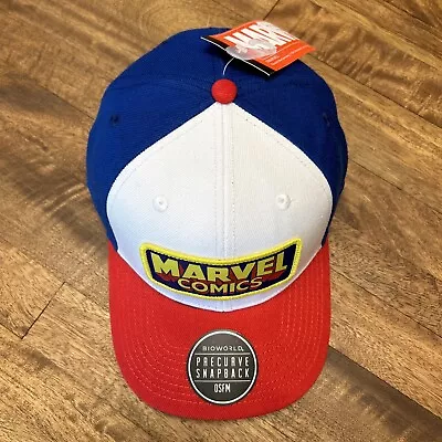 Marvel Comics SnapBack Hat Cap Multi Color Adjustable Bioworld Brand New • $19.96