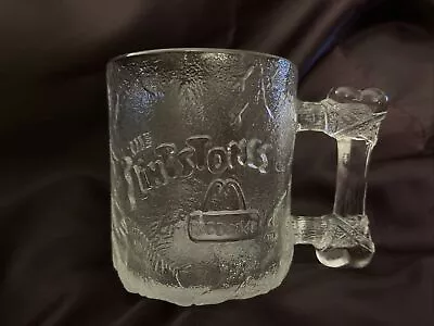 McDonald's Flintstones 1993 Clear Glass Mug • $4.99