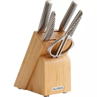 Global Takashi 6pc Knife Block Set 79640 • $410.90