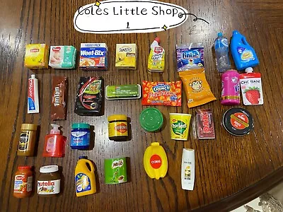 Coles Little Shop 1 & 2 &Christmas All Complete Sets (Without Case)-All 65 Minis • $57.90