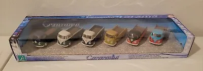 Cararama Hongwell Toys VW VolksWagen Bus Pickup Trucks Set Of 6 Trucks New 2002 • $24.95