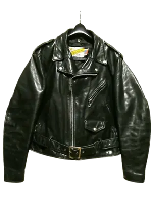 Schott 118 Perfecto 44 Steerhide Double Leather Motorcycle Jacket • $405