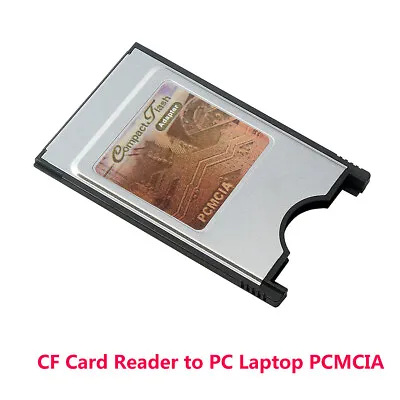 CF Compact Flash Card Reader Adapter Converter To PC Laptop PCMCIA • $9.90