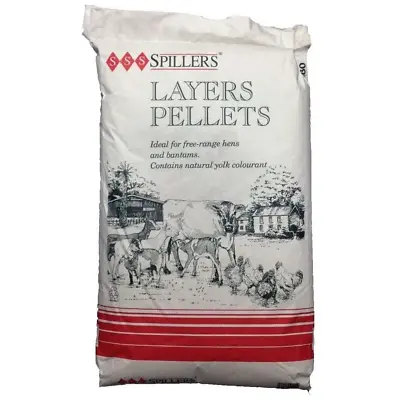 CHICKEN LAYERS PELLETS: Spillers Layers Pellets 20kg. Poultry / Hen • £23.99