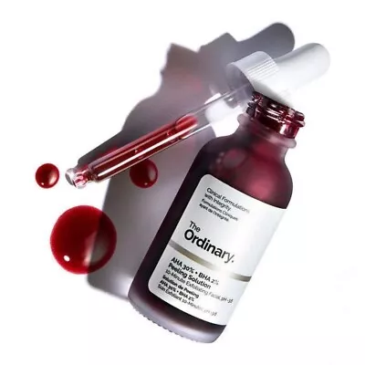 The Ordinary AHA 30% BHA 2% Peeling Solution 30ml Exfoliating Face Treatment • £11.99