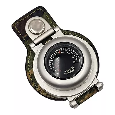 Majestron Pocket Watch Camo Belt Clip Strap New Battery Thermometer  • $26.88