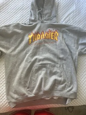 Official Thasher Skateboarding Hoodie Grey XL • $50