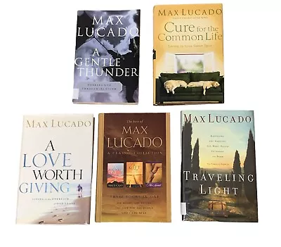 Lot Of Max Lucado Books | 5 Great Books To Feed Your  Spirit • $10.94