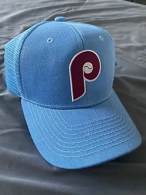 Philadelphia Phillies Vintage Throwback 1970’s Logo Baseball Trucker Hat Cap NEW • $19