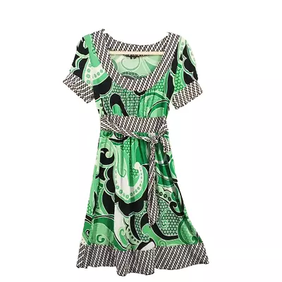 St. Patrick Inspired Dress M(8-10) My Michelle Women Knit Pullover Paisley • $24.50