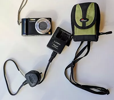 Panasonic LUMIX DMC-TZ8 12MP Digital Camera - Black With Case And Charger • £16