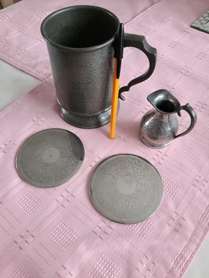£5 • Buy  Pewter Jugs And Metal Coasters