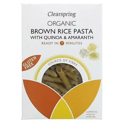 Clearspring | Brown Rice Penne - Gluten Free | 250G • £7.60