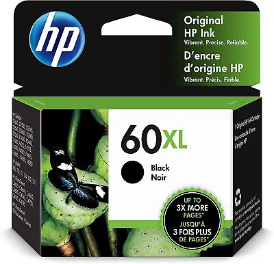 HP 60XL Black Ink Cartridge OEM Genuine Sealed CC641WN Retail Box • $22.89