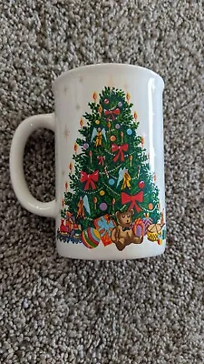 Vintage Otagiri USA Christmas Tree Tall Mug Coffee Cup Advantage Collection Gift • $10