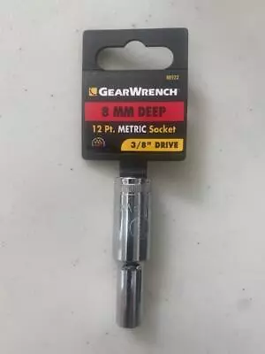 Gearwrench 80522 8mm 3/8  Drive 12 Point Deep Socket • $4.50