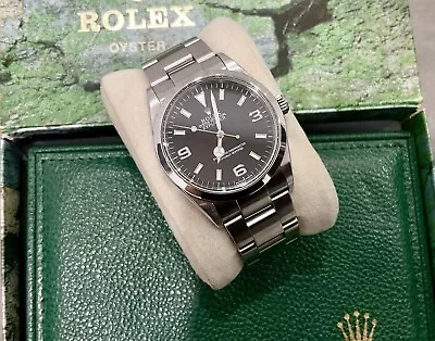 Rolex Explorer Men's Black Watch - 114270 • $10999