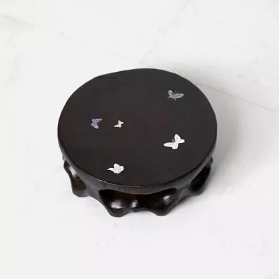 Mother Of Pearl Coffee Round Table Korean Tradition Unique Oriental Handmade • $162.90