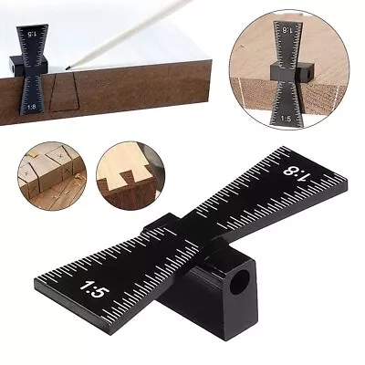 Dovetail Marking Gauge 1:5 1:8 Width Height Ratio Woodworking Marker AluminiumWP • $12.81