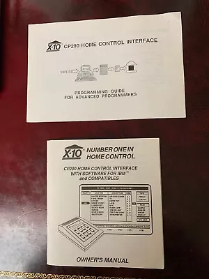 X-10 PowerHouse CP290 Computer Interface Manuals • $7.50