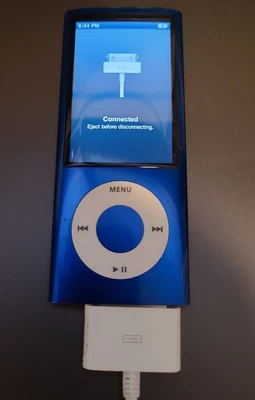 $38 • Buy Apple IPod Nano 5th Gen With Camera 8GB Blue Model A1320
