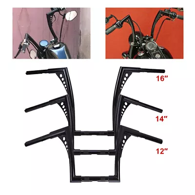 12  14  16  Rise Ape Hangers Handlebar For Yamaha V-Star 950/1300 • $234.86