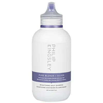 Philip Kingsley Pure Blonde / Silver Brightening Daily Purple Shampoo 250ml • £13.99