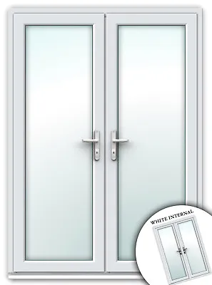 £526.04 • Buy WHITE PVC UPVC FRENCH DOOR | Patio Door |  MADE TO MEASURE | High Security 