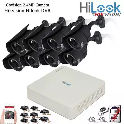 CCTV Camera System HD 1080P DVR Hard Drive Outdoor Home/Office Security Kit UK • £64.92