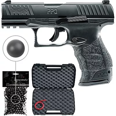 Umarex T4E Walther PPQ M2 .43 Cal Paintball Pistol With Pack Of 50 Rubber Balls • $189.95