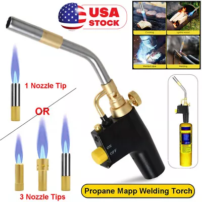 Propane Torch Head Trigger Start Mapp/Map Gas Welding Torch Push Button Igniter • $39