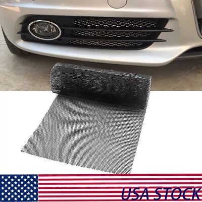 Car Front Bumper Grilles Grill Vent Diamond Mesh Net Rhombus Style Universal • $21.59