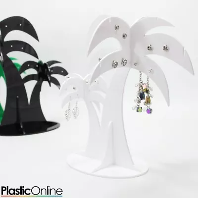 £12.95 • Buy Large Palm Tree Earring Display Stand Acrylic Stud Earring Holder Jewellery Rack