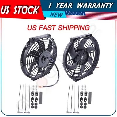 Radiator Cooling Fan Universal 10  For 2002 2003-2006 Chevrolet Avalanche 2500 • $39.99