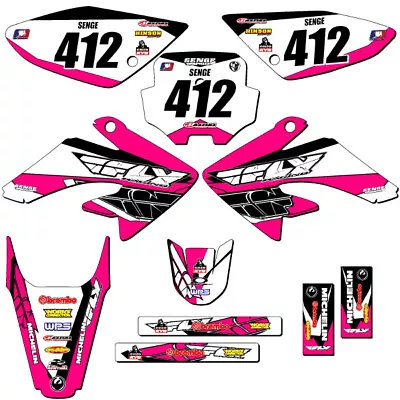 2004-2010 CRF 100 13 FLY Pink Senge Graphics Kit Compatible With Honda • $99.99