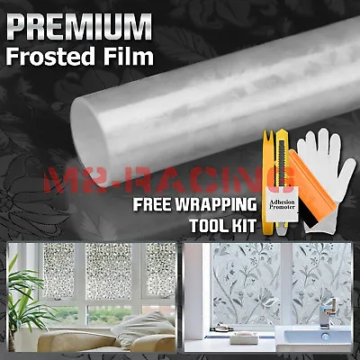 【Frosted Film】 Glass Home Bathroom Window Security Privacy Sticker #4001 • $4.99