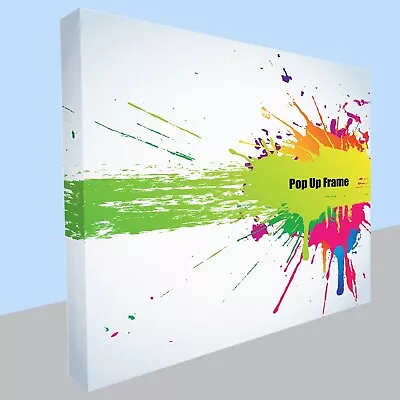 8x8 Trade Show Tension Fabric Booth Backdrop Frame With Custom Printing Graphic • $659.99