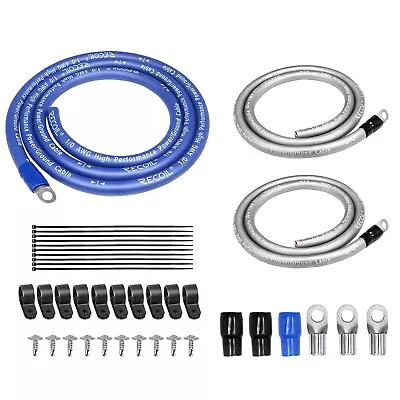 Recoil Audio RBG3 True Spec 1/0 Gauge Wire Big 3 Amp Wiring Upgrade Kits For Car • $89